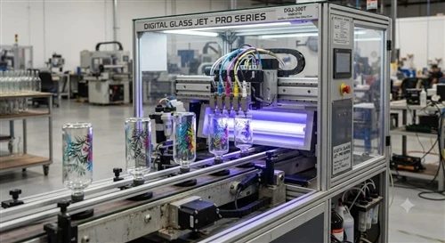 Impression numérique en verre: Technologie ya imprimante en verre UV, Coût & Guide ya machine